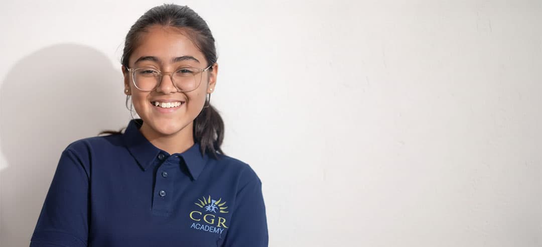CGR Academy student
