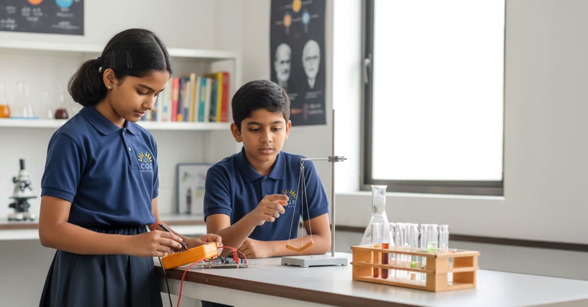 Parents choosing the best school for their child in Hyderabad